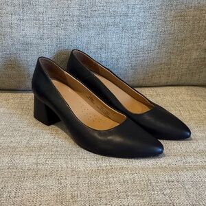 Nisolo Fiorela Go-To Mid Heel size 7 Black
